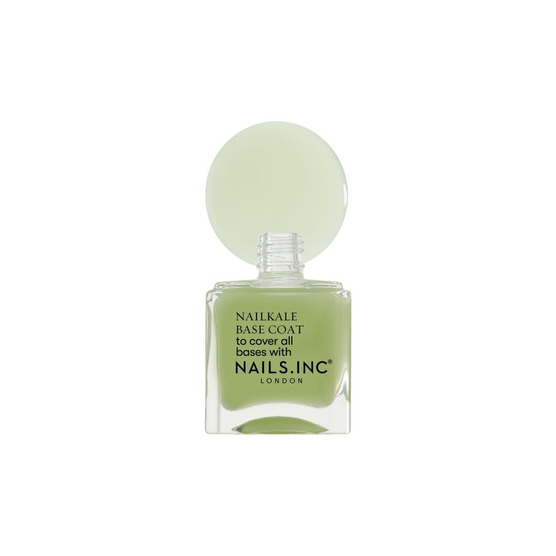 Nails Inc Plant Power, NailKale, Kale Extract, Base Coat, Glossy, No Chip, Long Lasting, Quick Dry, Air Dry, Professional Manicures & Pedicures, Fingernails & Toenails, Vegan Nail Polish, 0.47 Fl Oz - Image 4